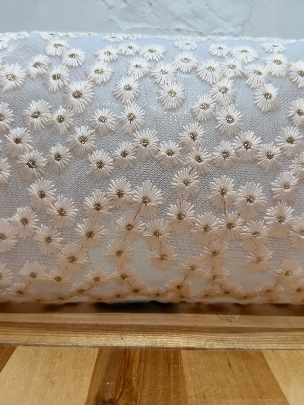 Pink Floral Lace Makeup Bag - Women's Cosmetic Pouch
